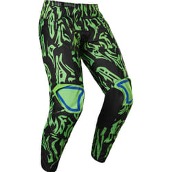 Fox 180 Peril Pantaloni motocross, nero-verde, dimensione 28 per uomo