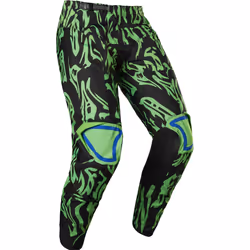 Fox 180 Peril Pantaloni motocross, nero-verde, dimensione 30 per uomo