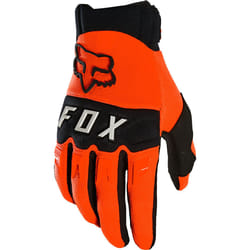 FOX Dirtpaw Guanti da motocross, nero-arancione, dimensione M per uomo