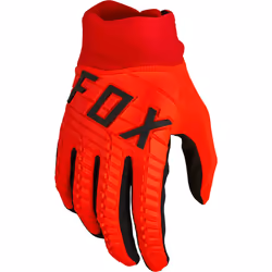 FOX 360 Guanti da motocross, nero-rosso, dimensione 2XL per uomo