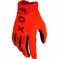 FOX Flexair Guanti Motocross, nero-rosso, dimensione XL per uomo