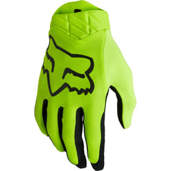 FOX Airline Guanti Motocross, nero-giallo, dimensione 2XL per uomo