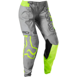 FOX 180 Skew Pantaloni Motocross Donna, grigio-giallo, dimensione L 34 per donne