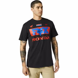 FOX Honda SS Premium Maglietta, nero, dimensione S per uomo
