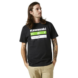 FOX Kawi Stripes SS Premium Maglietta, nero, dimensione S per uomo