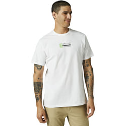 FOX Kawasaki Premium Maglietta, bianco, dimensione L per uomo