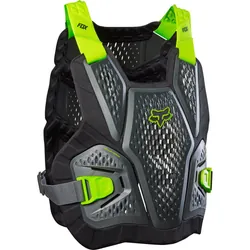Gilet fox raceframe impact grigio verde fluorescente