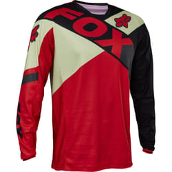 FOX 180 Xpozr Maglia Motocross, nero-rosso, dimensione M per uomo