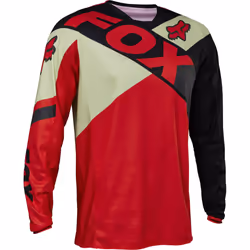 FOX 180 Xpozr Maglia Motocross, nero-rosso, dimensione M per uomo