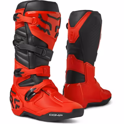 FOX Comp Stivali motocross, rosso, dimensione 50 per uomo - Vista aggiuntiva 2
