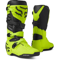 FOX Comp Stivali motocross, nero-giallo, dimensione 46 per uomo