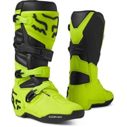 FOX Comp Stivali motocross, nero-giallo, dimensione 50 per uomo
