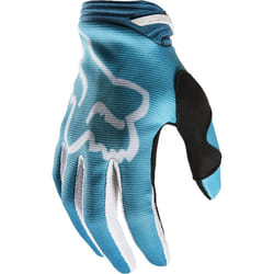 FOX 180 Toxsyk Guanti da motocross da donna, nero-turchese, dimensione S per donne