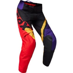 FOX 180 Xpozr Pantaloni Motocross Giovani, nero-rosso-giallo, dimensione XL