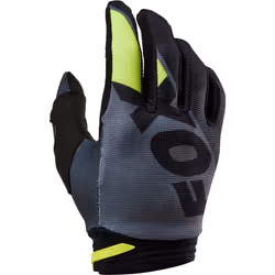 FOX 180 Xpozr Guanti motocross, nero-giallo, dimensione 2XL per uomo