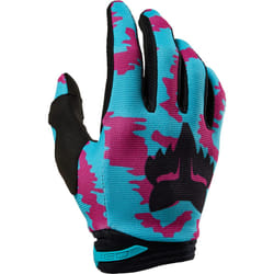 FOX 180 Nuklr Guanti motocross, nero-turchese, dimensione 2XL per uomo