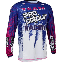 FOX 180 Pro Circuit Maglia Motocross, porpora, dimensione L per uomo