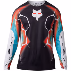 FOX 360 Syz Maglia Motocross, nero-bianco, dimensione L per uomo - Vista aggiuntiva 2