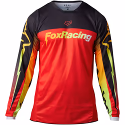 FOX 180 Statk Maglia Motocross, rosso, dimensione M per uomo - Vista aggiuntiva 2