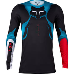 FOX Flexair Withered Maglia Motocross, nero-blu, dimensione M per uomo