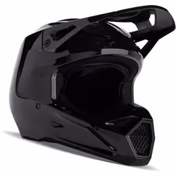FOX V1 Solid Casco Motocross, nero, dimensione XL per uomo