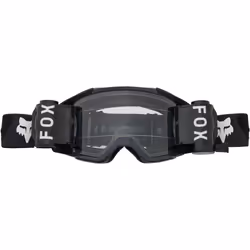 FOX Vue Roll Off Occhiali da motocross, nero-bianco per uomo