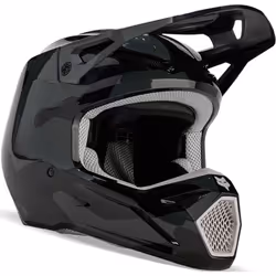 FOX V1 Bnkr MIPS 2023 Casco Motocross Giovanile, nero, dimensione S