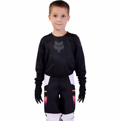 FOX 180 Blackout Maglia Motocross Bambini, nero, dimensione M
