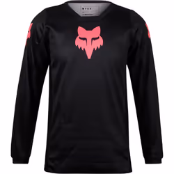 FOX 180 Blackout 2023 Maglia Motocross Ragazze, nero-rosa, dimensione M
