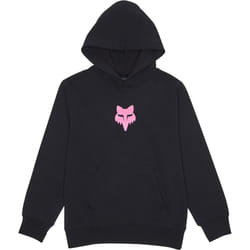 FOX Legacy Felpa con cappuccio giovanile, nero-rosa, dimensione M