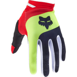 FOX 180 Ballast Guanti da motocross, nero-bianco-rosso, dimensione XL per uomo