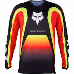 FOX 180 Ballast Maglia Motocross, nero-rosso, dimensione L per uomo