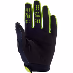 FOX 180 Flora Guanti da motocross per ragazze, nero-blu-giallo, dimensione S