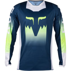 FOX 180 Flora Maglia Motocross, blu, dimensione 2XL per uomo