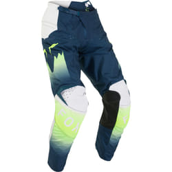 FOX 180 Flora Pantaloni Motocross, bianco-blu, dimensione 30 per uomo