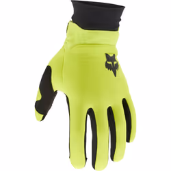FOX Defend Thermo 2023 Guanti da motocross, nero-giallo, dimensione XL per uomo