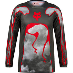 FOX 180 Atlas Maglia Motocross Giovanile, grigio-rosso, dimensione L