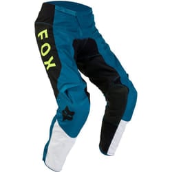 FOX 180 Nitro Pantaloni Motocross, nero-bianco-verde-blu, dimensione 26 per uomo