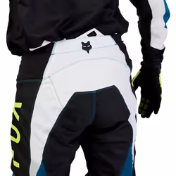 FOX 180 Nitro Pantaloni Motocross, nero-bianco-verde-blu, dimensione 30 per uomo