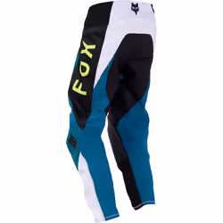 FOX 180 Nitro Pantaloni Motocross Giovani, nero-bianco-verde-blu, dimensione 26