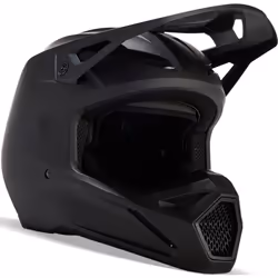 FOX V1 Matte Black 2023 Casco Motocross Giovanile, nero, dimensione L
