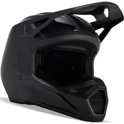 FOX V1 Matte Black 2023 Casco Motocross Giovanile, nero, dimensione L
