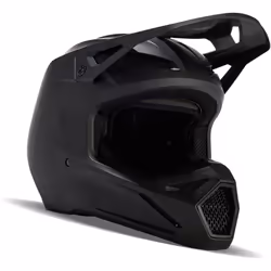 FOX V1 Solid Casco Motocross, nero, dimensione XL per uomo