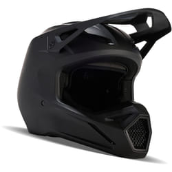 FOX V1 Solid Casco Motocross, nero, dimensione 2XL per uomo