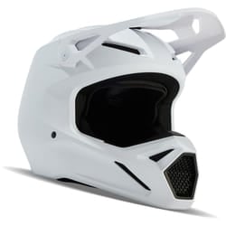 FOX V1 Solid Casco Motocross, bianco, dimensione L per uomo