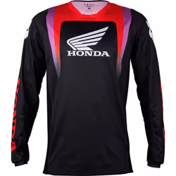 FOX 180 Honda 2023 Maglia Motocross, nero-rosso, dimensione 2XL per uomo
