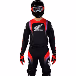 FOX 180 Honda 2023 Maglia Motocross, nero-rosso, dimensione 2XL per uomo