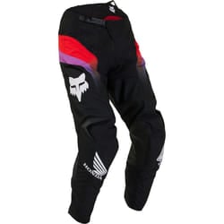 FOX 180 Honda 2023 Pantaloni Motocross, nero-rosso, dimensione 28 per uomo