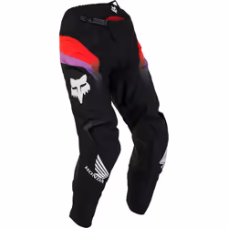 FOX 180 Honda 2023 Pantaloni Motocross, nero-rosso, dimensione 32 per uomo