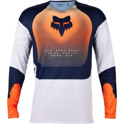FOX 360 Revise Maglia Motocross, blu-arancione, dimensione XL per uomo